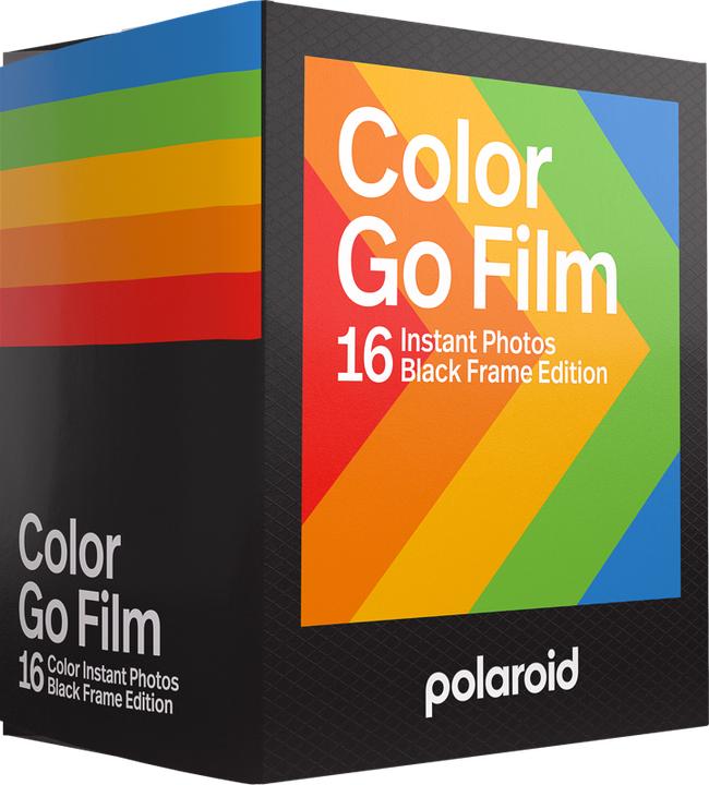 Actual product image Polaroid Color Film Go Black Frame Edition Double Pack (Polaroid Go)