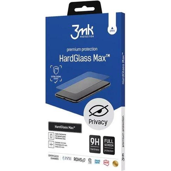 Thumbnail - 3MK HardGlass Max Privacy iPhone 15 Plus 6.7" czarny/black, Fullscreen Glass (1 Stück, Apple iPhone 15 Plus), Smartphone...