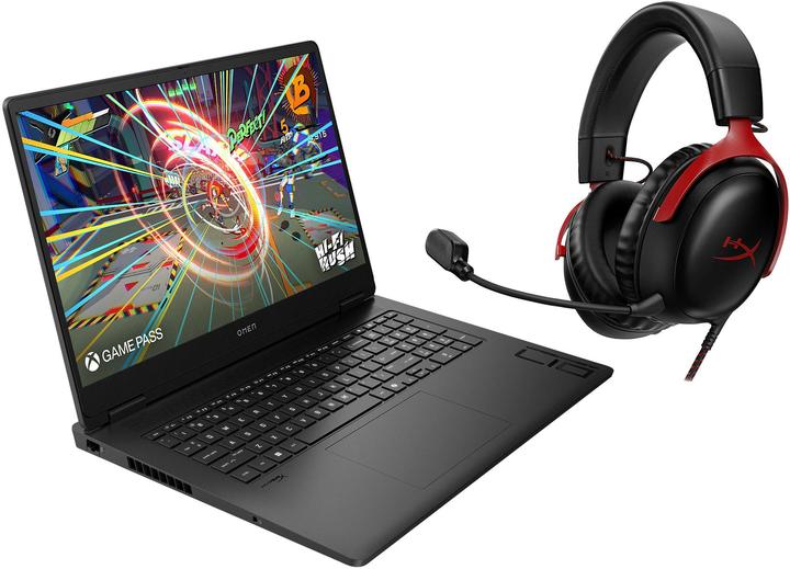 Actual product image HP OMEN Gaming Laptop 17-db1850nz (17.30", 1000 GB, 32 GB, CH, AMD Ryzen AI 9 365)