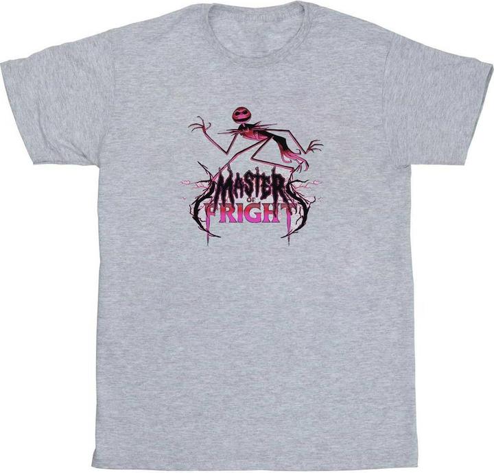 Actual product image The Nightmare Before Christmas Womens/Ladies Master Of Fright Jack Skellington Boyfriend T-Shirt (L)