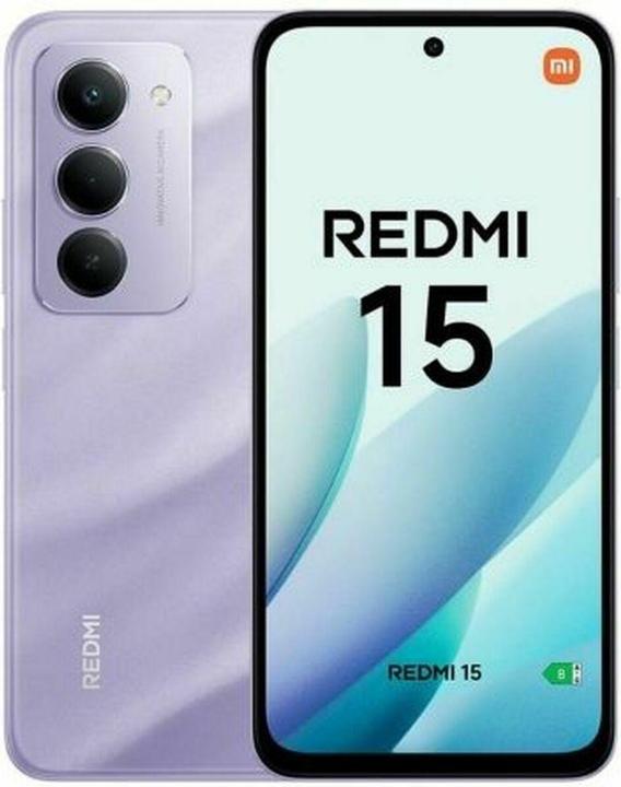 Actual product image Xiaomi Redmi 15 4G (256 GB, Sandy Purple, 6.90", Hybrid Dual SIM, 4G)