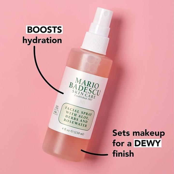 Actual product image Mario Badescu Facial Spray With Aloe (Face toner, 118 ml)