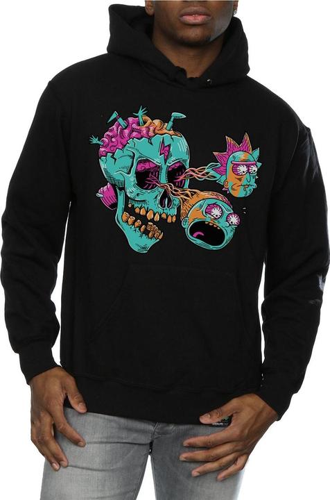 Immagine prodotto Rick And Morty Felpa con cappuccio Unisex Adulto Eyeball Skull Pullover (XL)