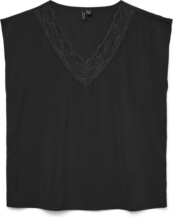 Image du produit Vero Moda Vmsafa Sl V-Neck Lace Top Wvn Ga Noos (L)