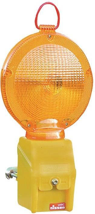 Produktbild Nissen Baustellenwarnleuchte MonoLight LED gelb Leuchtenkopf drehbar