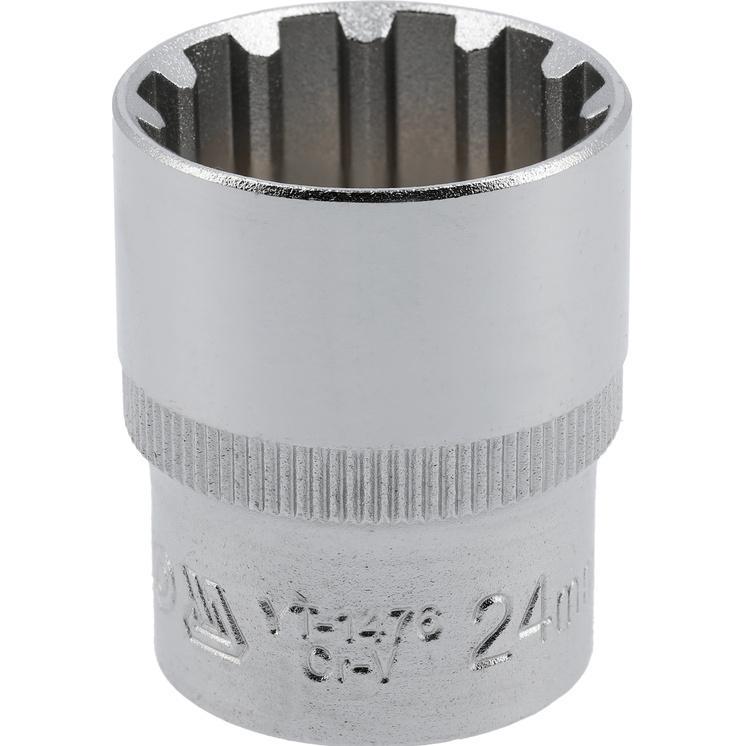 Yato NASADKA SPLINE 1/2" 24mm 1476 (24 mm) (YT-1476)