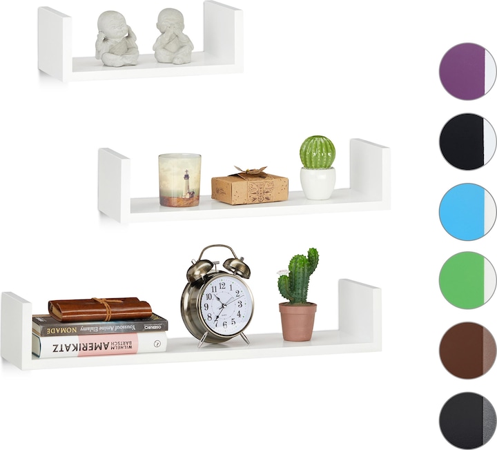 Produktbild Relaxdays Wandregal (60 x 15 x 10 cm)
