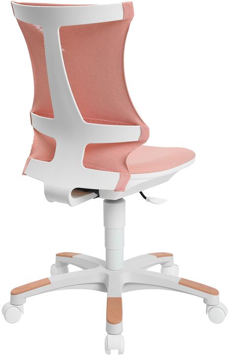 Actual product image Topstar Kinderdrehstuhl Sitness X Chair 10, FX130CR11 rosa, weiss Stoff