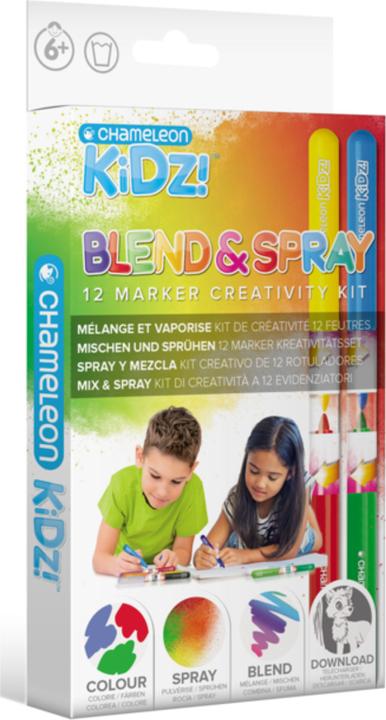 Produktbild Chameleon Airbrush Blend & Spray Set 12 Marker (Mehrfarbig, 12 x)