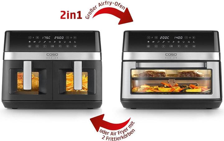 Actual product image Caso AirFry Duo Chef