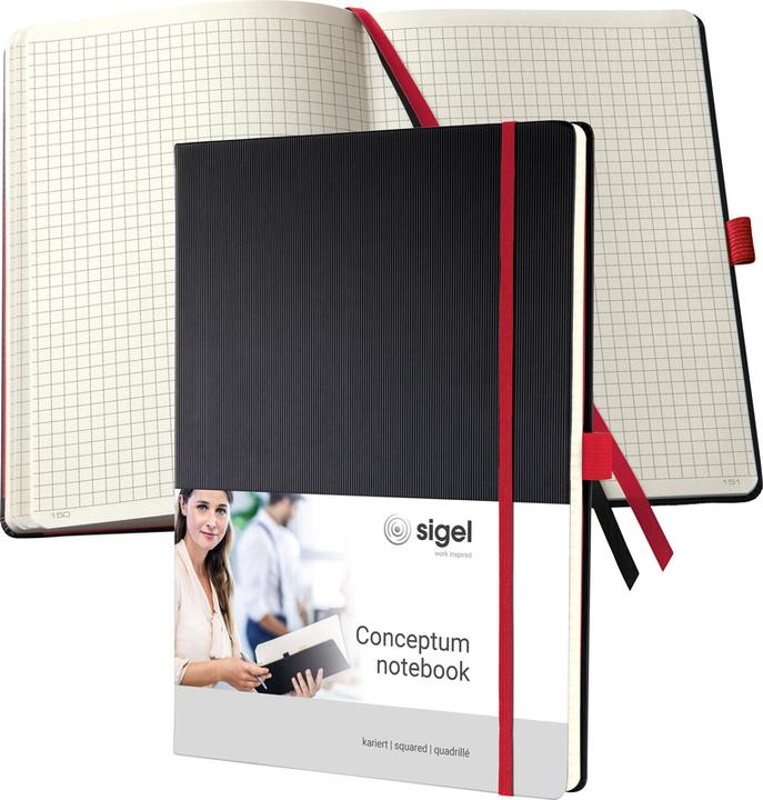 Image du produit Sigel Conceptum (A4, Quadrillé, Couverture rigide)