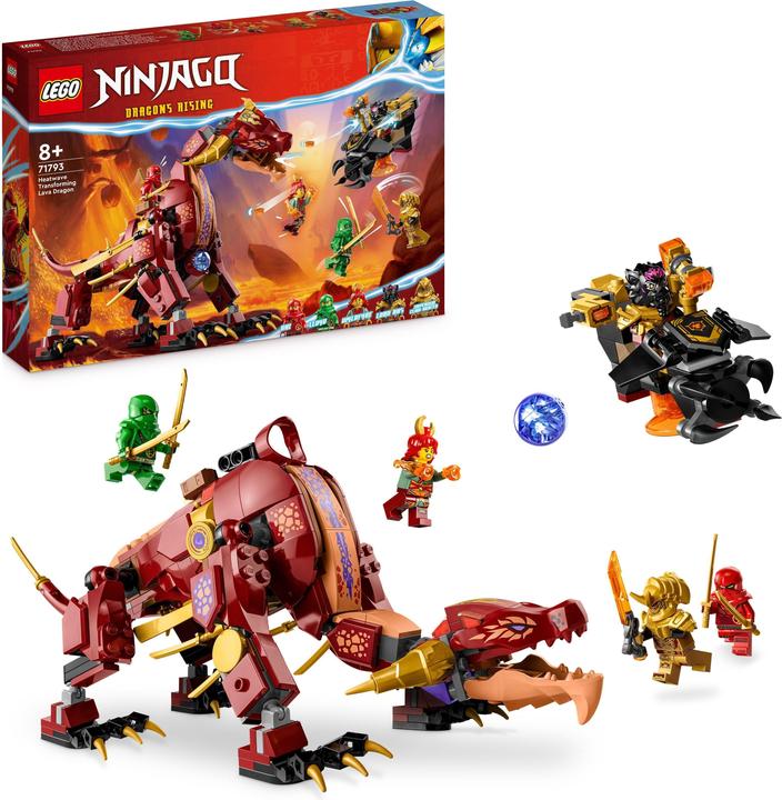 Produktbild LEGO Wyldfyres Lavadrache (71793, LEGO Ninjago)