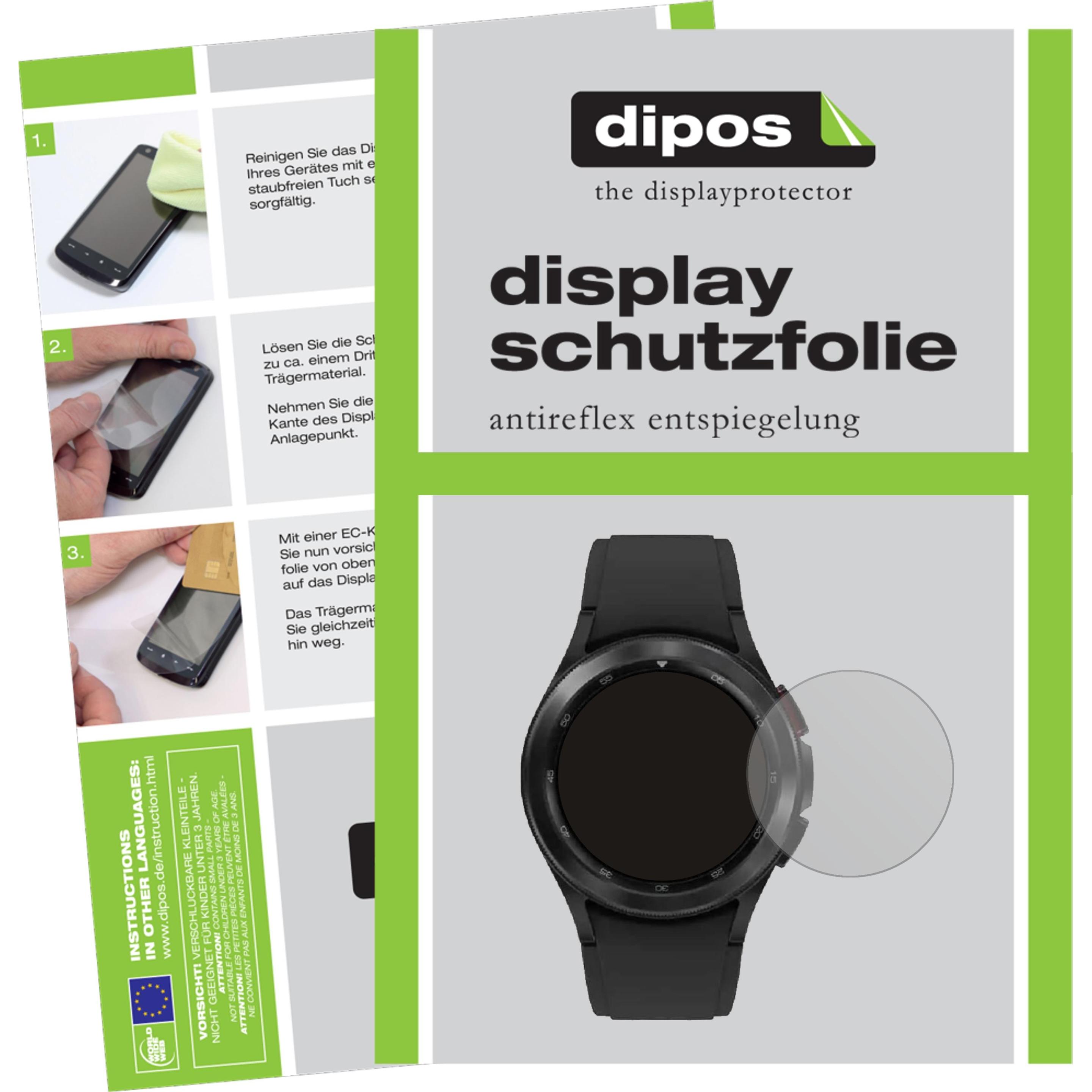 Dipos Displayschutzfolie Antireflex, Smartwatch Schutzfolie, Transparent