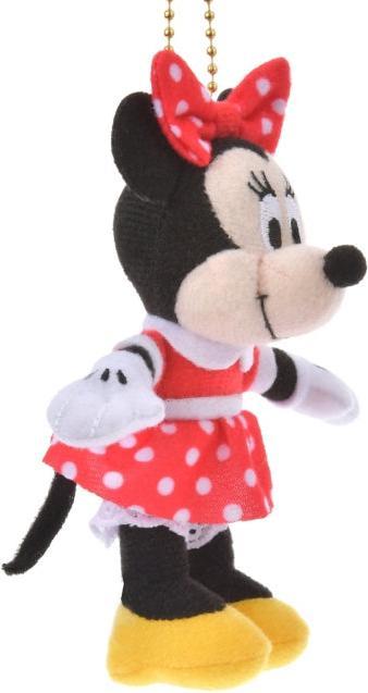 Actual product image Disney Minnie plush key ring Japan style