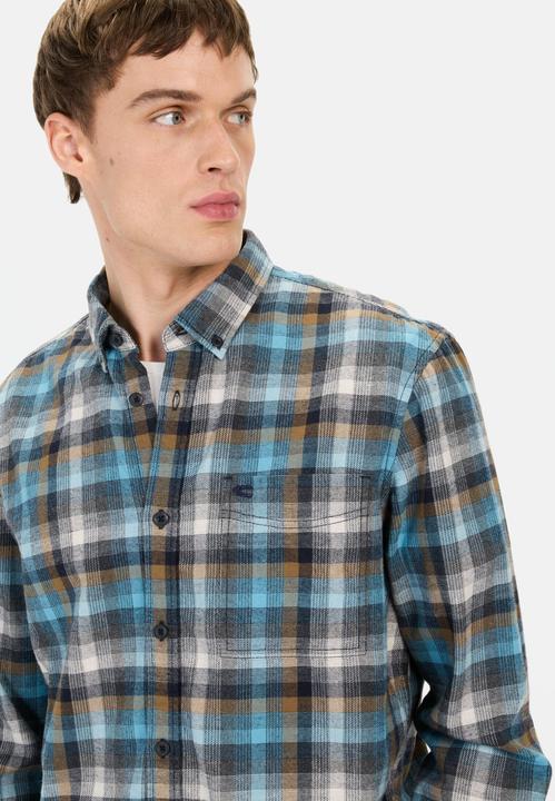 Produktbild Camel Active Langarmhemd mit Karomuster (6XL)