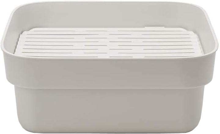 Actual product image Brabantia Washbasin with drainer, gray (Top-mounted sink, 37.40 cm, 37.40 cm)