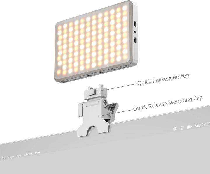 Image du produit SmallRig 5640 M3 Attachable Mobile Phone LED Video Light (White) (Lumière vidéo)