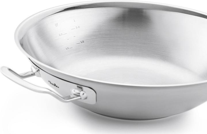 Produktbild Fissler Wok orig. profi col. 30cm mMD (30 cm, Wok Pfanne, Edelstahl)