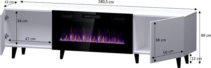 Produktbild Cama Pafos (180 x 42 x 49 cm)