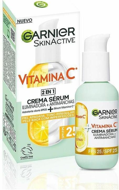 Produktbild Garnier SkinActive Cream and Serum with SPF 25 50ml (50 ml)