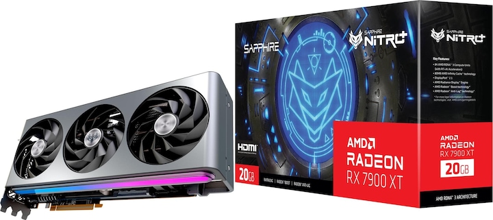 Actual product image Sapphire Radeon RX 7900 XT Nitro+ Gaming OC (20 GB)
