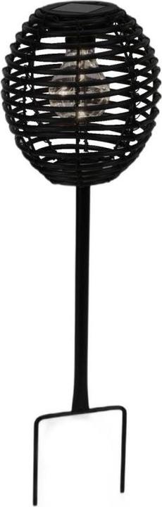 Actual product image ProGarden Lampa Solarna Kula Rattan Czarny