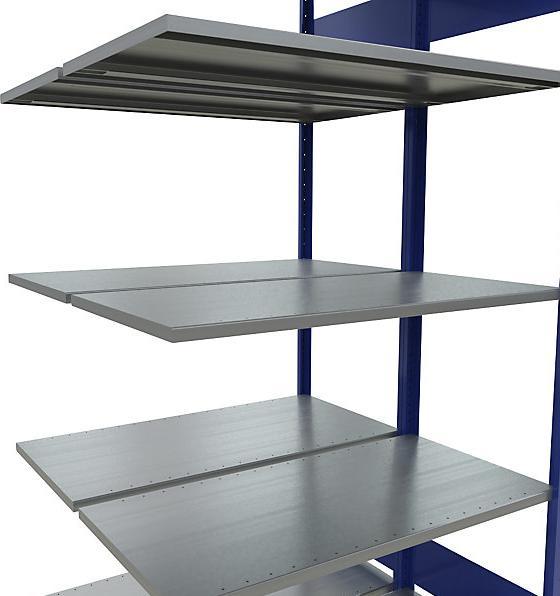 Actual product image eurokraft pro Boltless shelving, double row