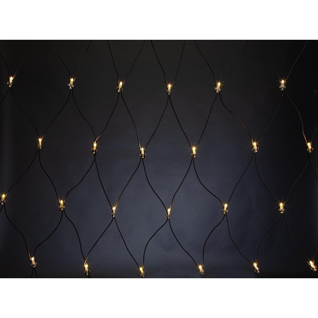 Vellight, Lichterkette, SUBRA LED - Subra start - 2 x 2 m - 144 LEDs - Warmweiss - schwarzes Kabel - 230 V (2 m)