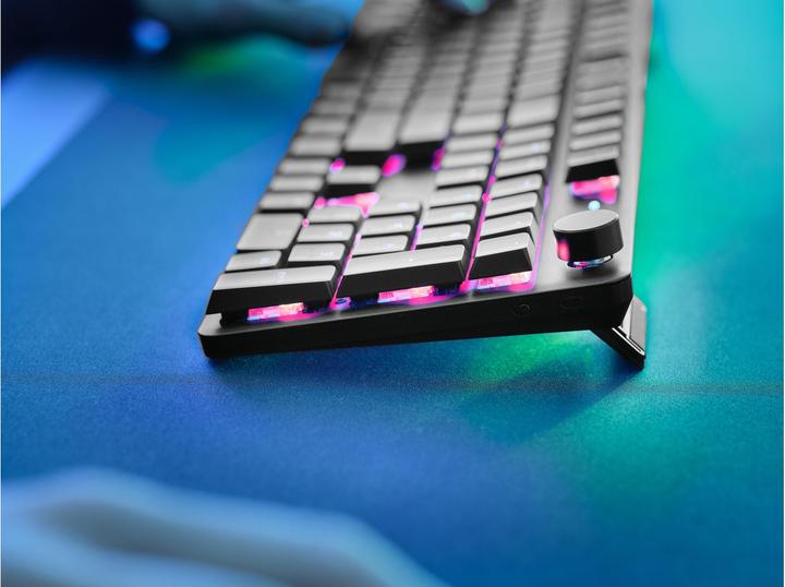 Actual product image Trust GXT868 TORIX Wirless Mechanical Keyboard (US, Cable, Wireless)