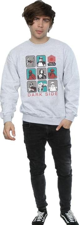 Actual product image Star Wars Mens The Last Jedi Dark Side Multi Character Sweatshirt (M)