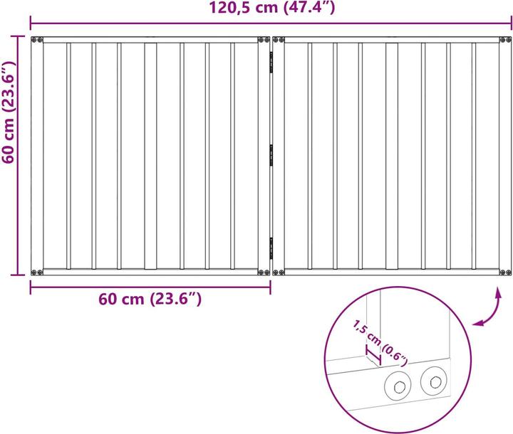 Produktbild vidaXL Hundeghege