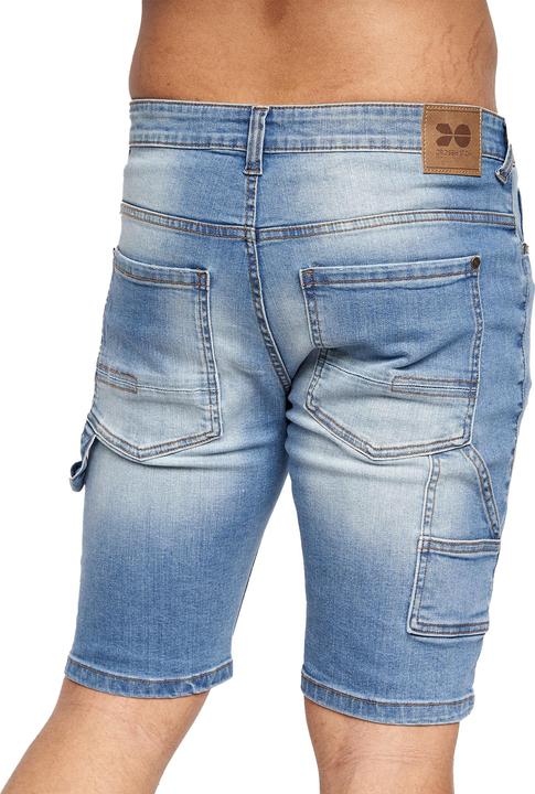 Produktbild Crosshatch Mens Carpenter Denim Vintage Shorts (34)