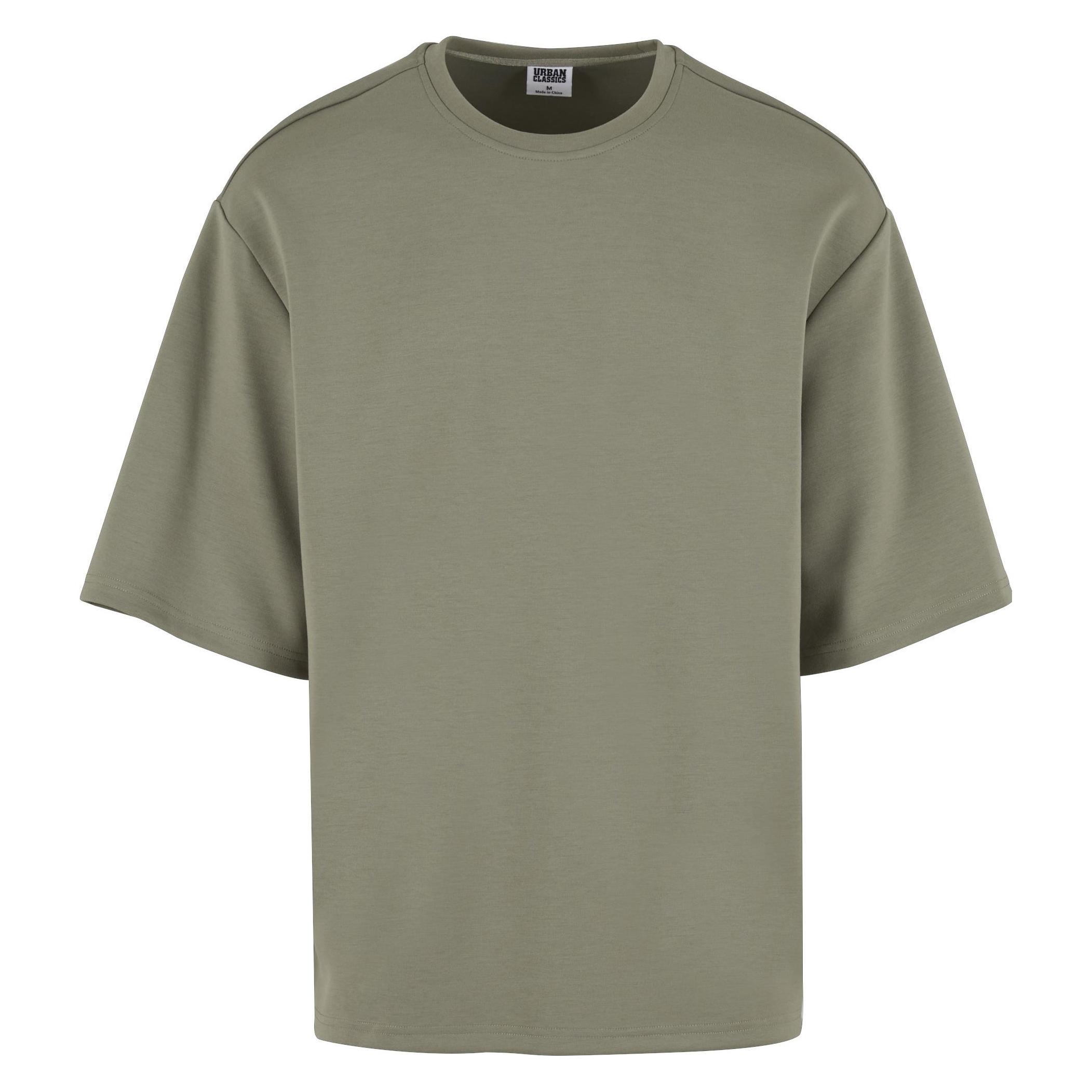 Urban Classics, Herren, Shirts, Oversized Tauch-T-Shirt, Grün, (L, S)