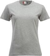 Clique Damen T-Shirt Classic-T 029361, Baumwolle, grau meliert, Grösse M (M)