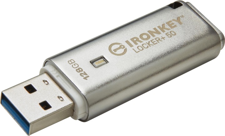 Produktbild Kingston IronKey Locker+ 50 (128 GB, USB-A, USB 3.2)