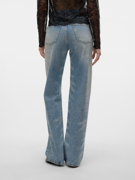 Produktbild Vero Moda VMTESSA Hohe Taille Weiter Beinschnitt Jeans Weit geschnitten (W25/L32)