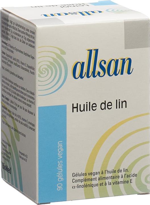 Produktbild Allsan Leinoel (90 Stück, Kapseln, 140 g)