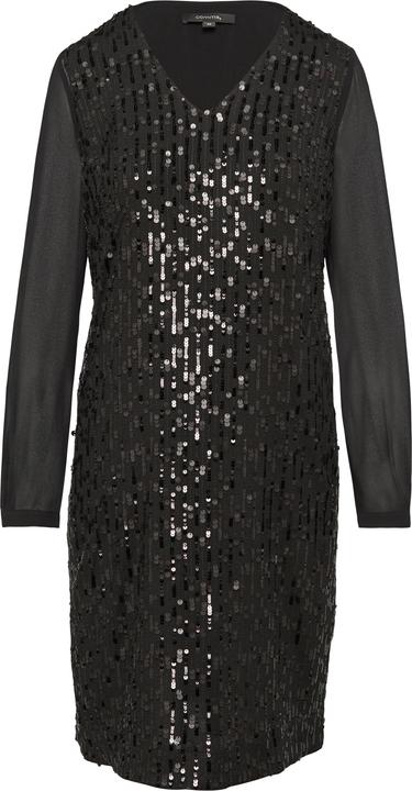 Image du produit Comma Kleid Kurzes Paillettenkleid mit Chiffon-Ärmeln (34)