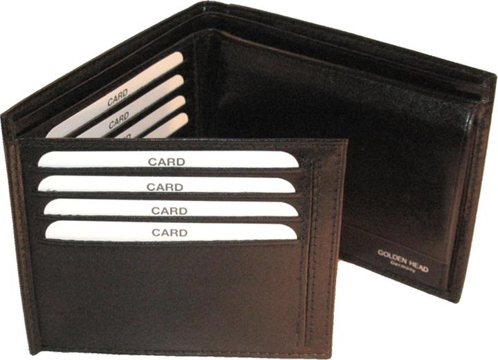 Actual product image Golden Head Colorado wallet RFID leather 12 cm