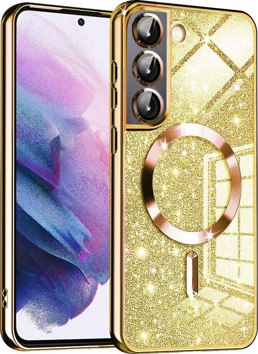 Image du produit Techsuit - Luxury Glitter MagSafe - Samsung Galaxy S21 FE 5G - Gold (Samsung Galaxy S21 FE 5G)