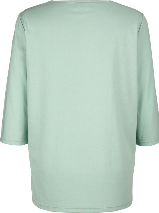 Image du produit Meyermode T-Shirt, Rosen-Motiv, Rundhals, 3/4-Ärmel (42)