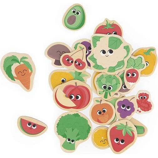 Janod, Magnet, Magnete Obst und Gemüse