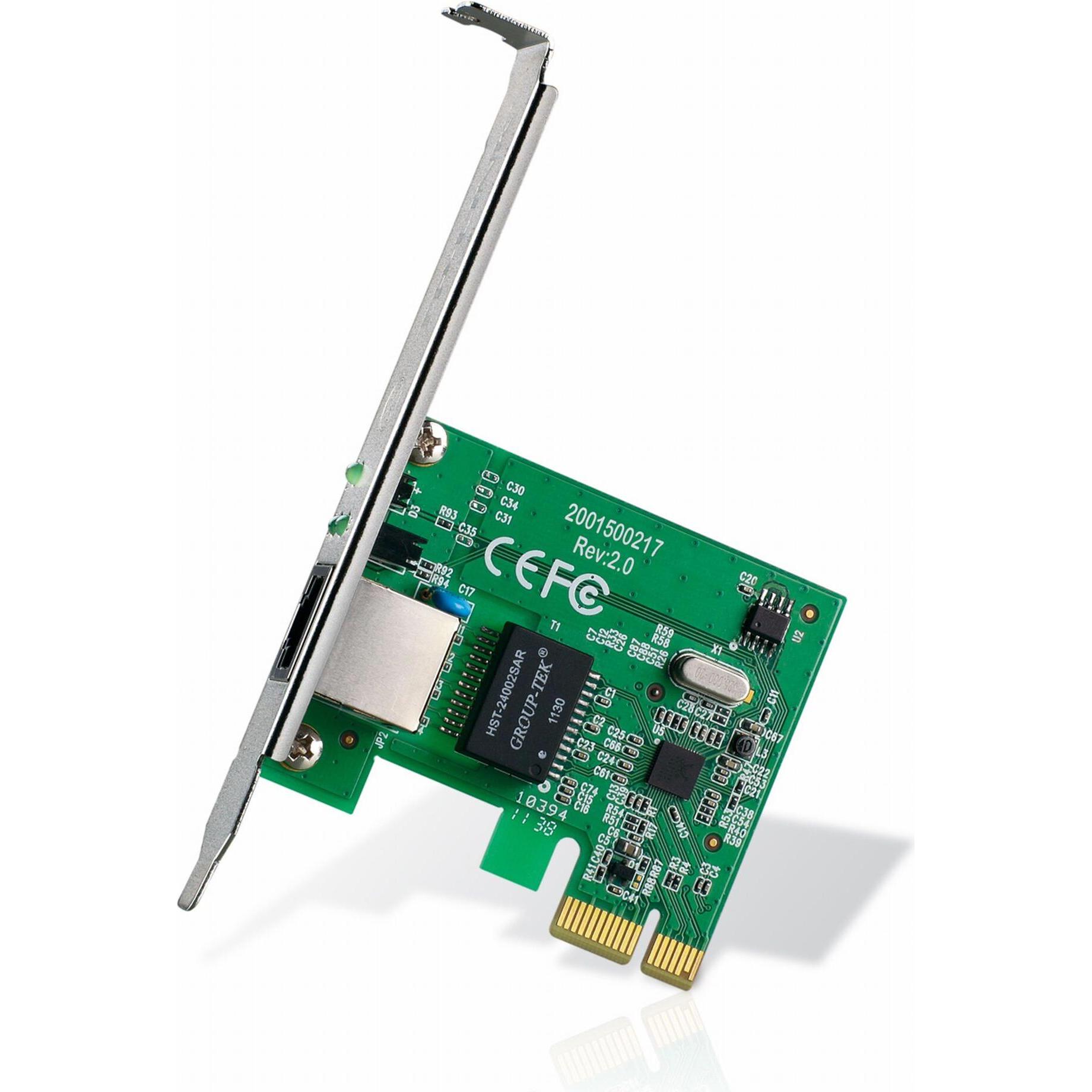TP-Link TG-3468 Scheda di rete (Mini PCI Express), Scheda di rete, Verde, Grigio