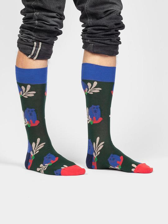 Actual product image DillySocks Bear Says Hello (Single pack, 41 - 46)