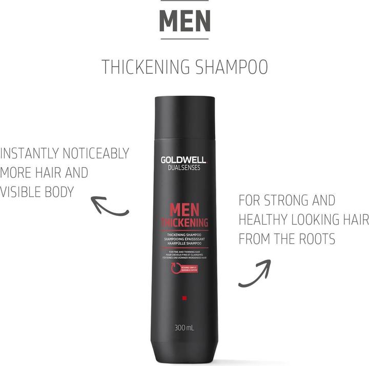 Actual product image Goldwell Dualsenses Men Thickening Shampoo (300 ml, Liquid shampoo)