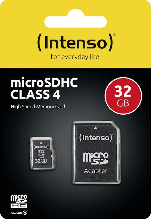 Produktbild Intenso microSD Class 4 (32 GB, microSDHC)