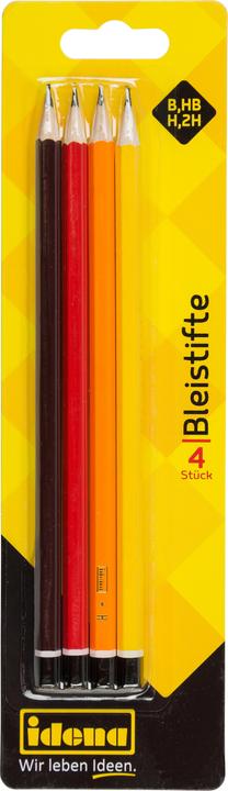 Productafbeelding Idena Potlood 4s H/HB/B/2H FSC100% (B, H, 2H, HB, 4 x)