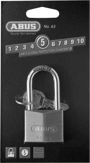 Produktbild Abus Hangschloss Messing 65/40 HB 4