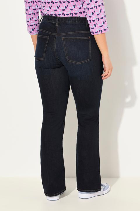 Produktbild Ulla Popken Bootcut-Jeans Marie, weites Bein, 5-Pocket-Schnitt (42)