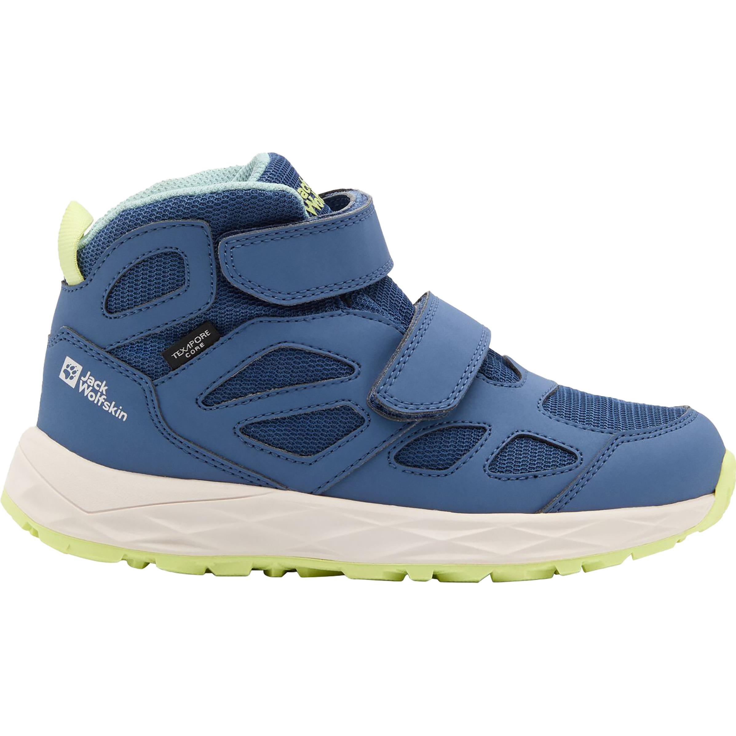 Jack Wolfskin, Jungen, Wanderschuhe, Woodland 2 Texapore Mid Vc K (39), Blau